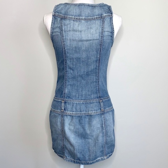 Vintage Guess Denim Button Down Dress - Picture 3 of 8